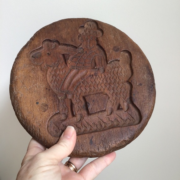 ANTIQUE Maple Sugar Wood MOLD - Picture 2 of 7